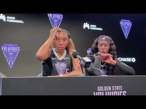 Kayla Thornton & Laeticia Amihere Postgame - |Valkyries vs Sparks| WNBA| 5.6.25