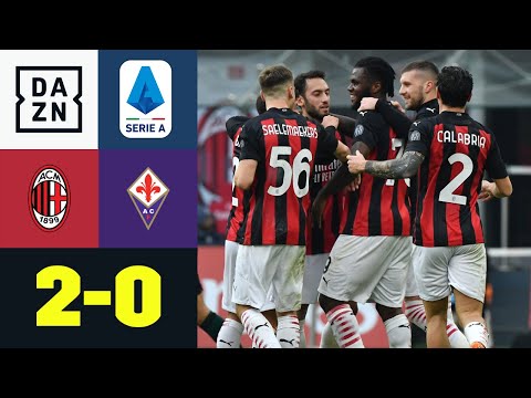 Milan bleibt ohne Ibra das Maß aller Dinge: AC Mailand - AC Florenz 2:0 | Serie A | DAZN Highlights