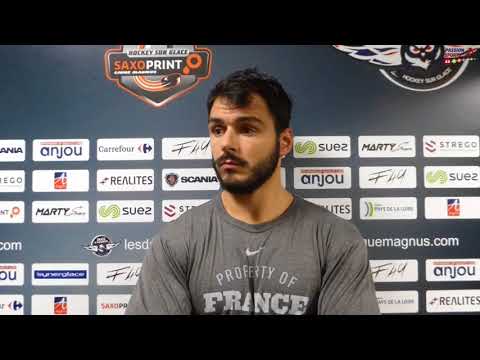 La réaction d'après match de Robin GABORIT Angers - Rouen (4-5)