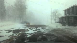 preview picture of video 'Blizzard Drive around Richibucto Jan, 27, 2015'