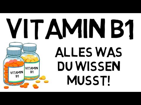 Vitamin B1 (Thiamin) - Mangel, Symptome & Quellen