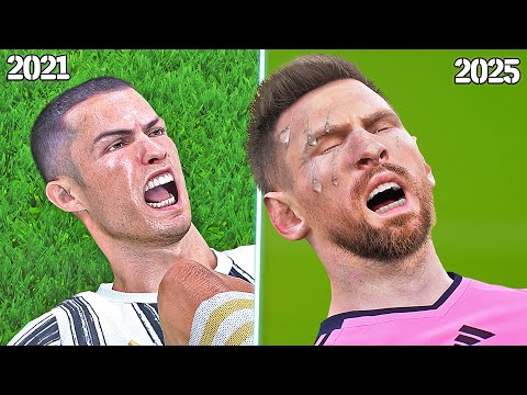 eFootball 2025 против PES 2021 — сравнение игрового процесса и графики | Unreal Engine против Fox...