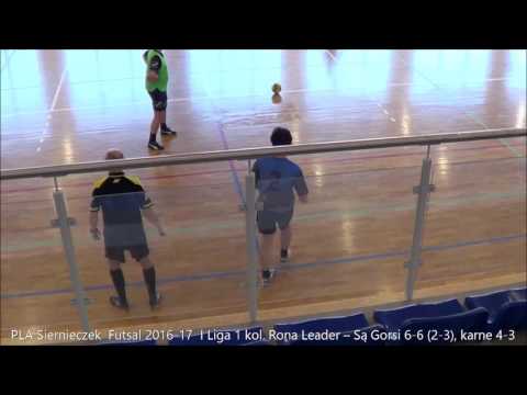 PLA Siernieczek  Futsal 2016-17  I Liga 12 kol. Rona Leader – Są Gorsi 6-6 (2-3), karne 4-3