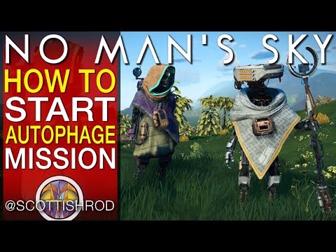How To Start The Autophage Mission They Who Returned - No Man's Sky Echoes Update - NMS Scottish Rod