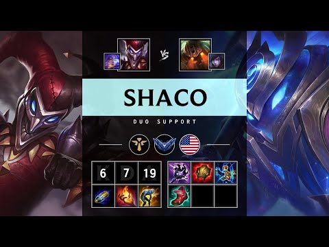 Shaco Support vs Nautilus - NA Diamond Patch 25.17
