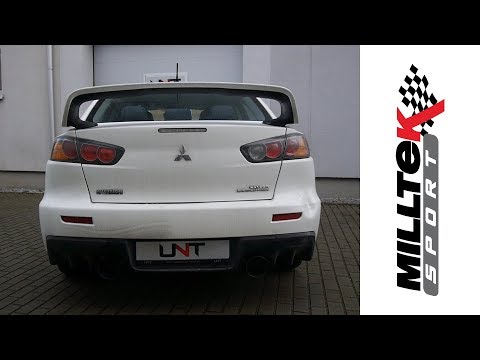 Mitsubishi Lancer Evo X | Wydech Milltek Sport Cat-back Non-resonated | Wydechowe.pl