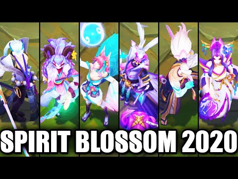 All Spirit Blossom Skins Spotlight 2020 (League of Legends)