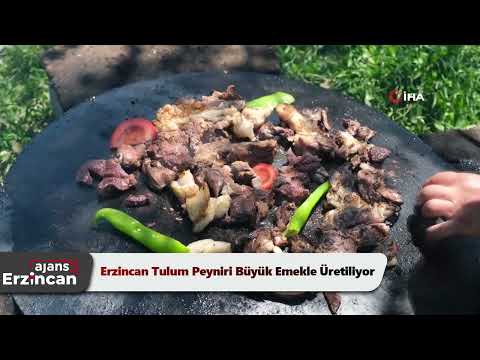 Erzincan Tulum Peyniri Büyük Emekle Üretiliyor