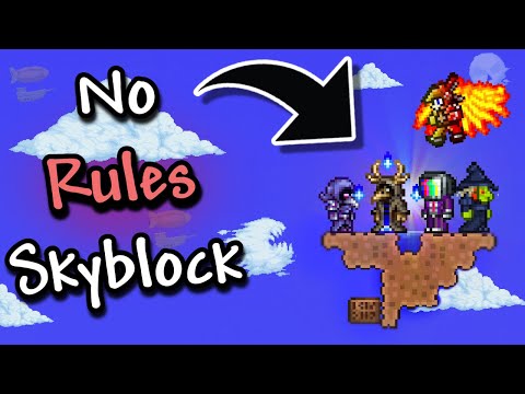 I Hosted a Skyblock Terraria Server With No Rules...