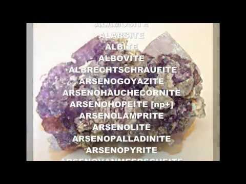 Les minéraux du monde