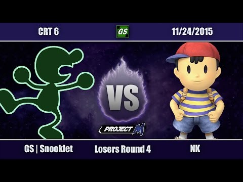 CRT 6: GS | Snooklet (Game & Watch) Vs. NK (Ness) - Losers Quarters