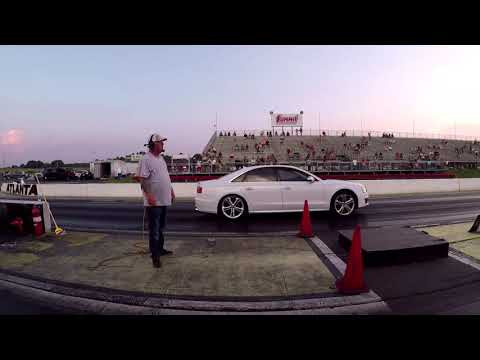 Audi S8 Stage 2 vs stage 1+ Audi RS3  1/4 mile