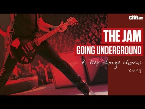 Guitar Lesson: The Jam 'Going Underground' -- Part Seven -- Key Change Chorus (TG217)
