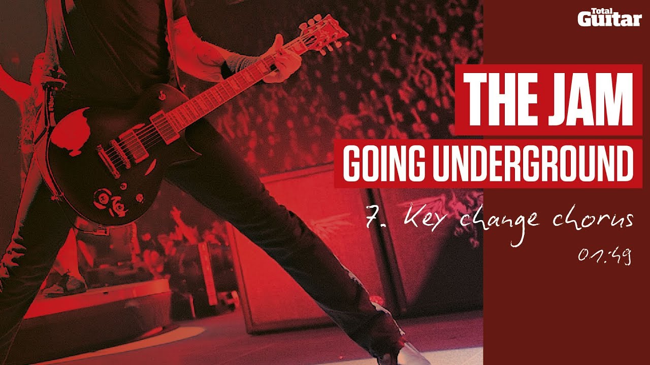 Guitar Lesson: The Jam 'Going Underground' -- Part Seven -- Key Change Chorus (TG217) - YouTube