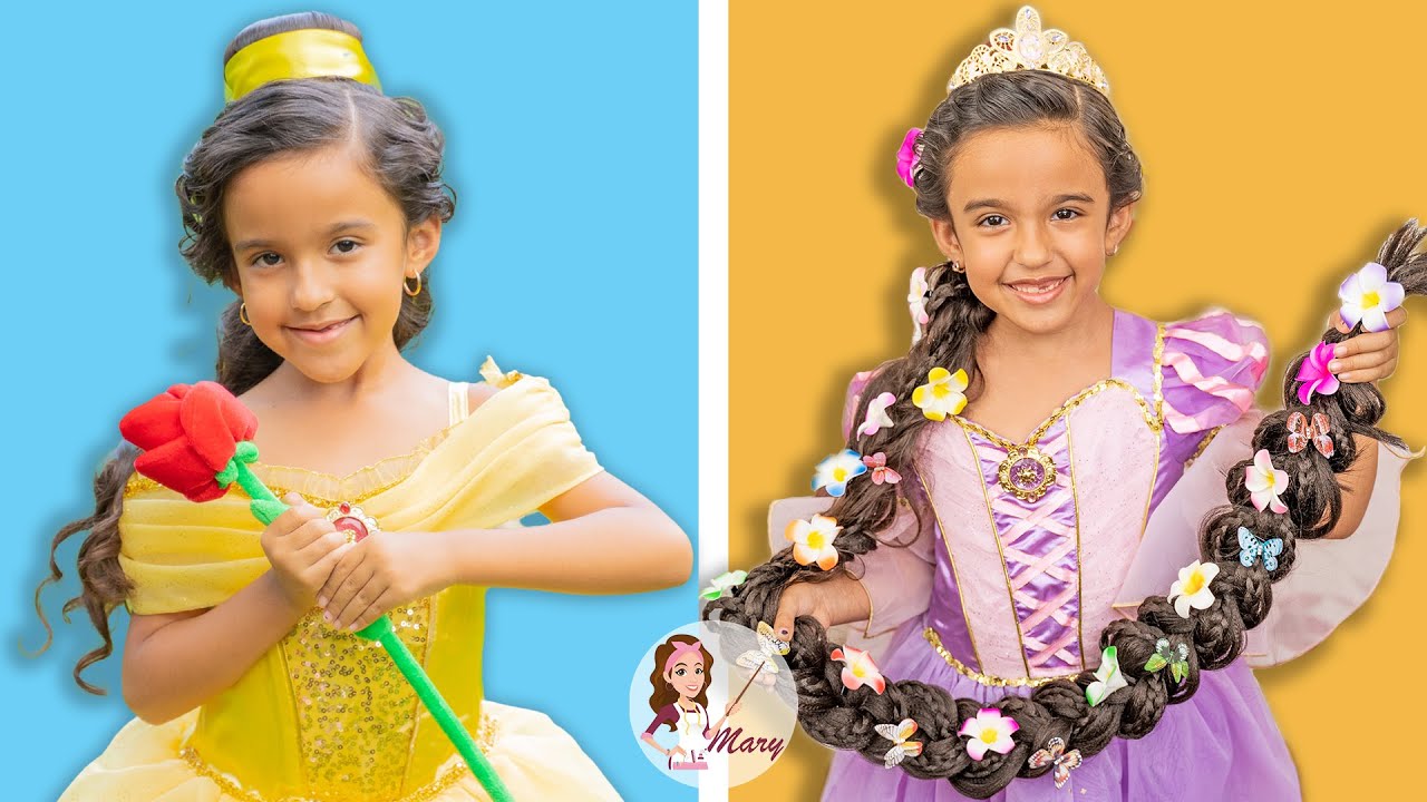 DISFRACES Y PEINADOS PARA HALLOWEEN DE LAS PRINCESAS DE DISNEY