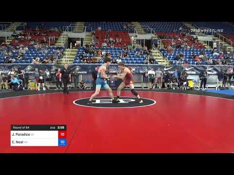 152 Lbs Round Of 64 - Jeremy Paradice, Georgia Vs Christopher Neal, Washington Ba44