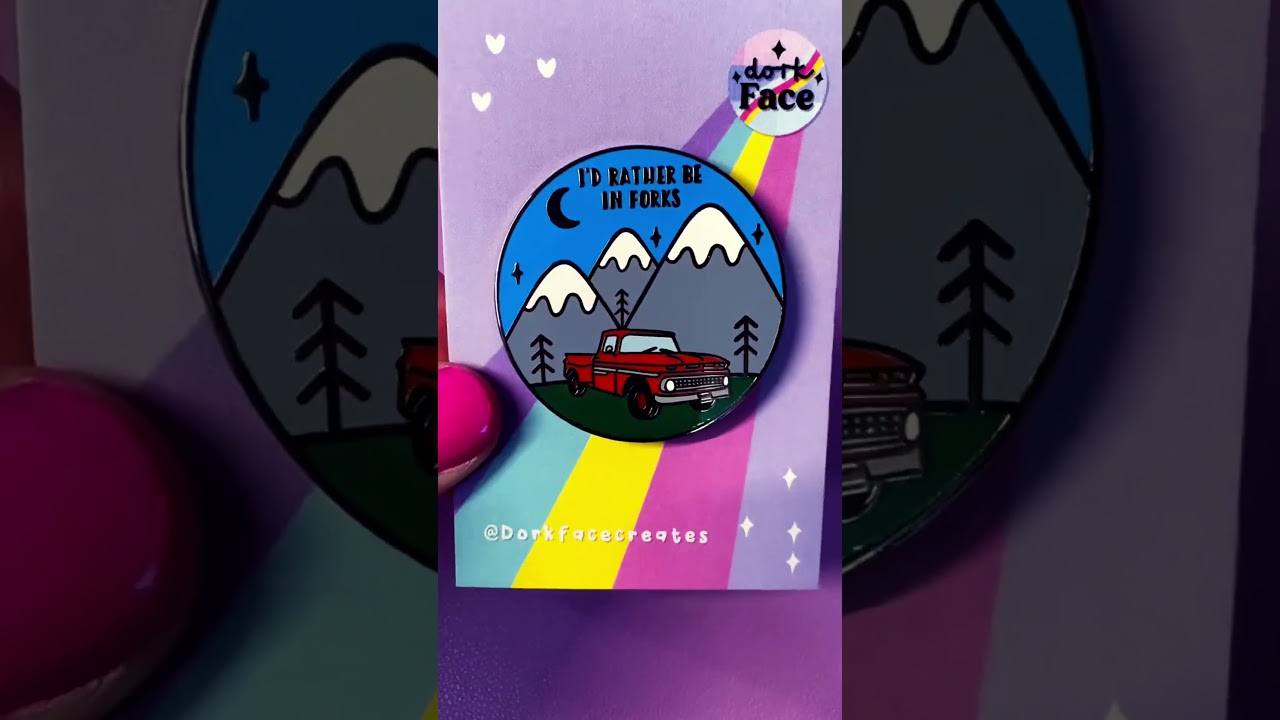 Forks enamel pins on the fandom sh0p #twilight