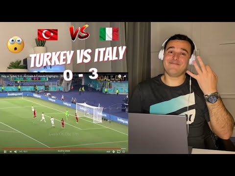 Italian Reaction to 🇹🇷 Turkey vs Italy 🇮🇹 0−3 | What a Game Italy 😱