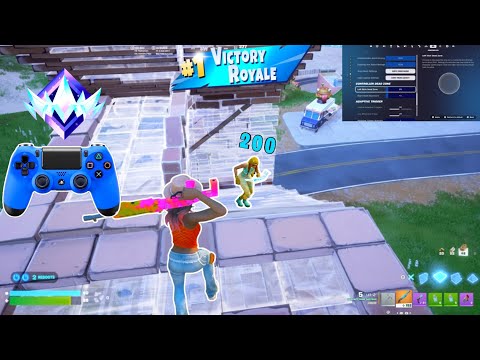 This Ps4 controller player has no competition + best controller settings Fortnite Ps4/Xbox/Pc |Ps5