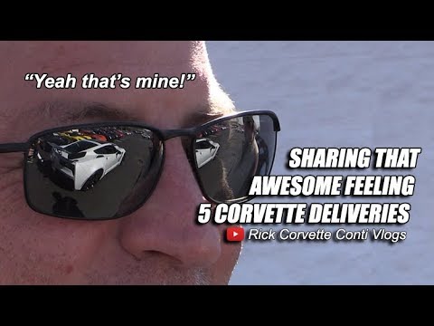 COFFEE with CONTI  SHARING 5 CORVETTE DELIVERIES; 2 Z06'S ~ 2 ZR1'S & a CARBON 65! Video