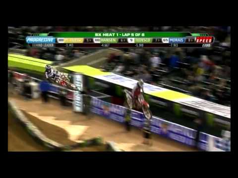 Reed Passes Short Stewart Passes Them Both Heat 1 2012 SX RD2