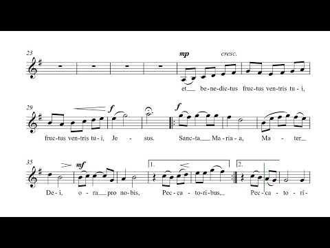 Ave Maria, Gratia Plena Josu Elberdin Soprano 1