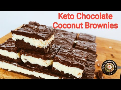 HOW TO MAKE KETO CHOCOLATE COCONUT BROWNIE - TASTES HEAVENLY !