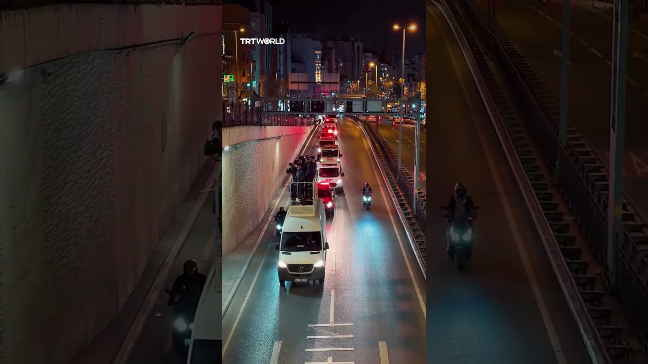 Video | Convoy in Istanbul to protest occupation in Gaza, Lebanon and Syria, and attacks on Iran