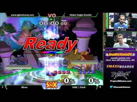 S@X Weekly - Bones (Falco) Vs. Gimr (Falco) SSBM