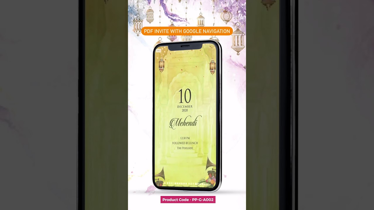 Digital Invitation PDF | PINPRO | PP-G-A002