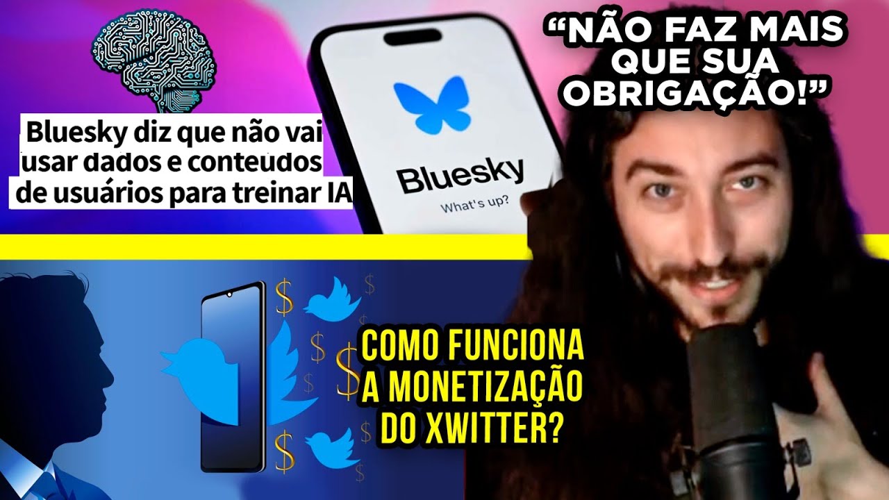 MONETIZAÇÃO NO X / TEAMS CLONA SUA VOZ / BLUESKY NÃO TREINARÁ COM SEUS POSTS | Tecnologia e Classe
