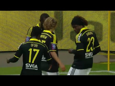 Bangura dunkar in 2-1 - efter Goitoms fina framspelning - TV4 Sport