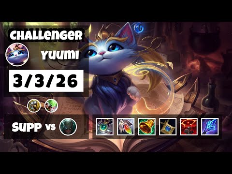 Yuumi vs Pyke NA Challenger SUPPORT (3/3/26) - v11.17