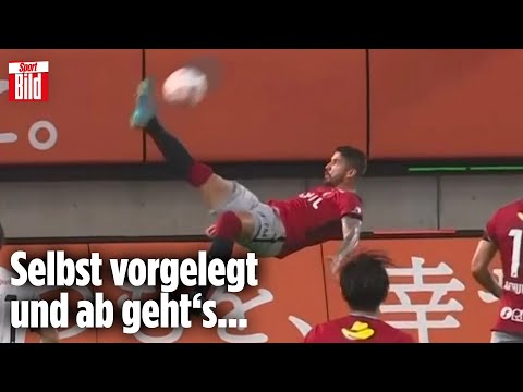 Everaldo Stum mit Fallrückzieher-Wahnsinn | Viral daneben