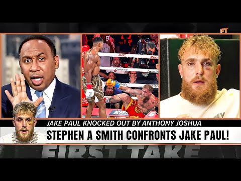 Stephen A Smith CONFRONTS Jake Paul After KNOCKOUT LOSS vs Anthony Joshua | LIVE Interview