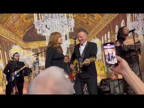 Bruce Springsteen  & Patti Scialfa Glory Days( USET - Equestrian Benefit, FL, USA, January 19, 2024)