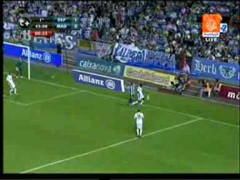 Liga 2009 : J01 : La Corogne - Real Madrid : 2-1