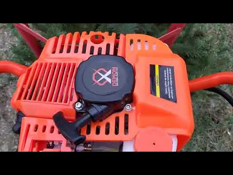 Świder Spalinowy  Test  Wiertła 30cm.