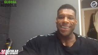 Nathan DeAsha Pre Show Interview Ready for Italy! MD Global Muscle Clips E 45