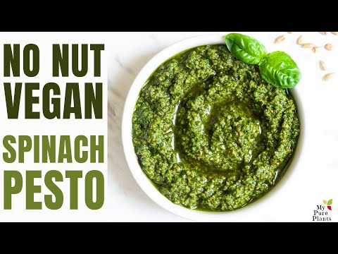 NUT-FREE Spinach Pesto (Vegan)