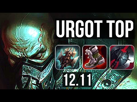 URGOT vs RUMBLE (TOP) | 2.6M mastery, 1600+ games, 6 solo kills, Dominating | EUW Master | 12.11