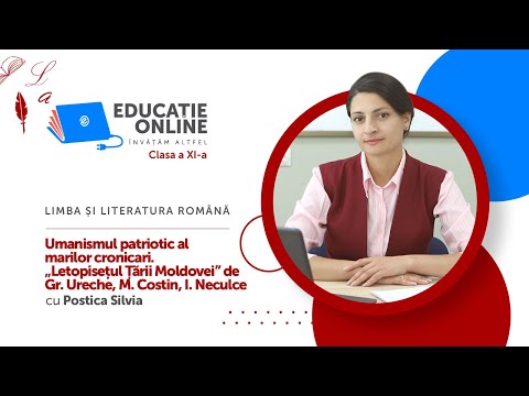 Limba și literatura română, Clasa a XI-a, Umanismul patriotic al marilor cronicari....