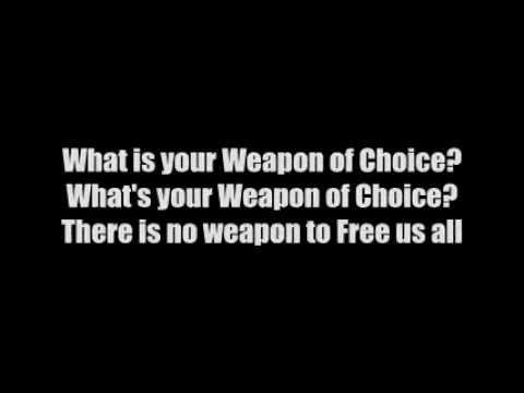 Black Rebel Motorcycle Club - Weapon Of Choice (Lyrics)