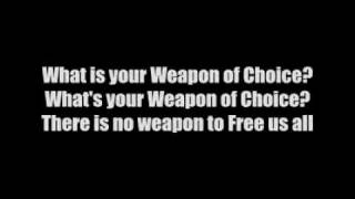 Black Rebel Motorcycle Club - Weapon Of Choice (Lyrics)
