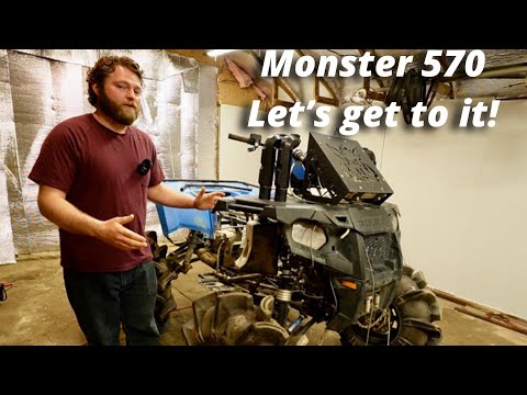 Monster Polaris Sportsman 570 Engine Rebuild.