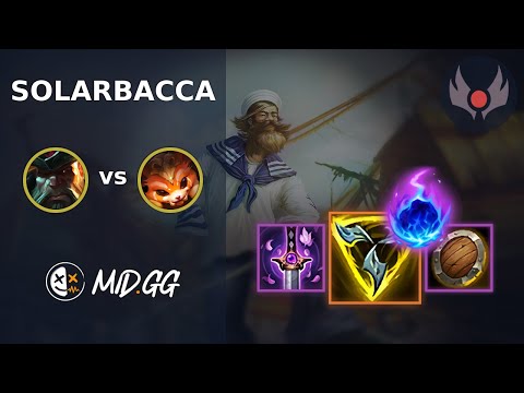 MID.GG: [ solarbacca ] Gangplank TOP vs Gnar | EUW GRANDMASTER | LOL Season 2024