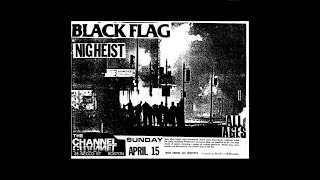 (04/15/84) - Black Flag - My Ghetto, Six Pack, Louie Louie - Live @ The Channel, Boston, MA