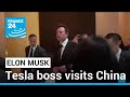 Elon Musk lands in Beijing with eye on expanding business in China • FRANCE 24 English