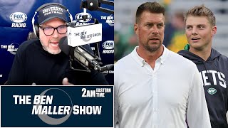 Ryan Leaf Responds to Jets Fan Who Called Zach Wilson, 'Mormon Ryan Leaf' | BEN MALLER SHOW