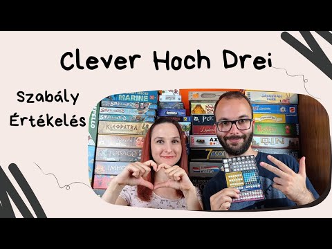 A legjobb a szériából? Clever Hoch Drei játékbemutató és szabályismertető - Társasozz Okosan!